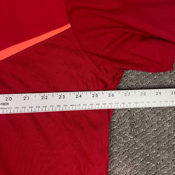 Nike Tiger Woods Polo Shirt Men's 2XL Red Elite Cool Carbon Golf Performance XXL - Picture 11 of 12